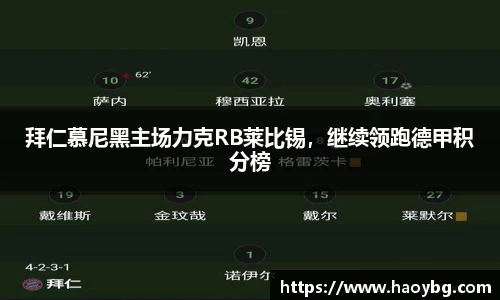 拜仁慕尼黑主场力克RB莱比锡，继续领跑德甲积分榜